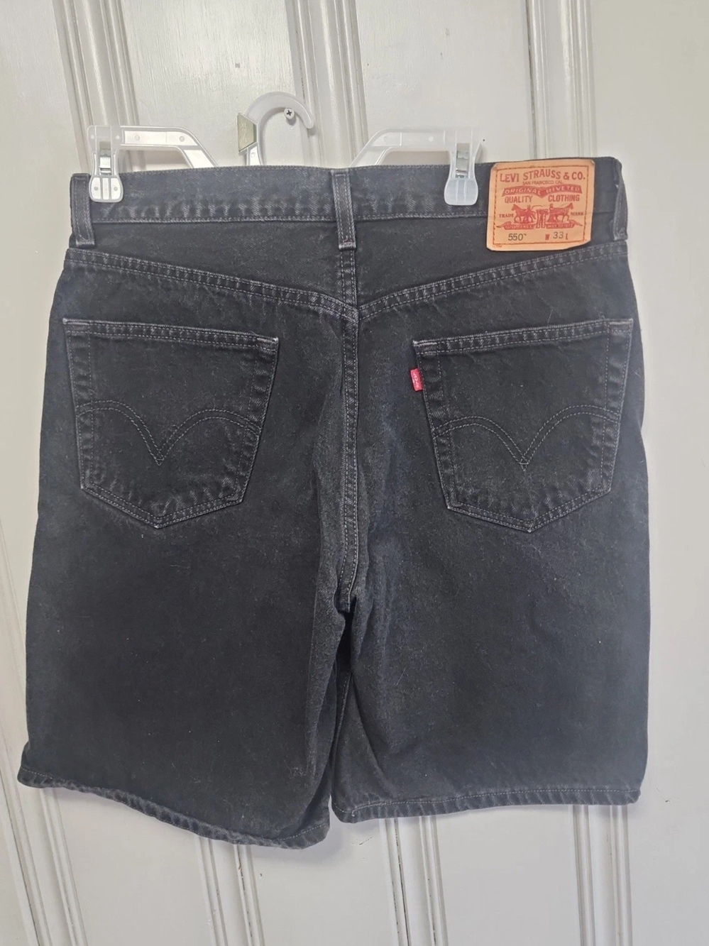Levi's 550 Vintage 90s Black Men's Denim Shorts